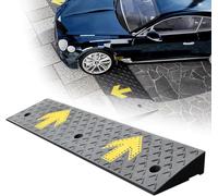 LoiYtrd Extensión de Nivelación La rampa de acera es Antideslizante y Duradera, Adecuada for peatones, vehículos, sillas de Ruedas y Motocicletas. Barra de umbral de Caucho(100 * 25 * 5cm)