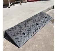 LoiYtrd Extensión de Nivelación Rampa de Acceso de Goma Resistente for entradas de vehículos, garajes y bordillos de 100 cm de Ancho. Barra de umbral de Caucho(7cm/2.8in Rise)