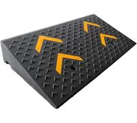 LoiYtrd Extensión de Nivelación Rampa de acera de Goma Rampa de acera de Carretera Garaje Acera Carril Rampa for Bicicletas y Motocicletas Barra de umbral de Caucho(100x50x12cm (39x20x4.7 Inch))