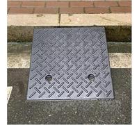 LoiYtrd Extensión de Nivelación Rampa de Goma for bordillos de Puertas de Coche: rampa portátil for carriles de Coches, sillas de Ruedas y Bicicletas Barra de umbral de Caucho(50x80x29cm)