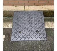 LoiYtrd Extensión de Nivelación Rampa de Goma for bordillos de Puertas de Coche: rampa portátil for carriles de Coches, sillas de Ruedas y Bicicletas Barra de umbral de Caucho(50x80x11cm)