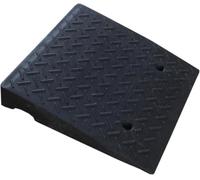 LoiYtrd Extensión de Nivelación Rampa de Goma for bordillos de Puertas de Coche: rampa portátil for carriles de Coches, sillas de Ruedas y Bicicletas Barra de umbral de Caucho(50x50x18cm)