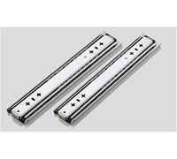 LoiYtrd Guía de rodamiento de Bolas de Montaje Lateral Totalmente Extensible, Carril de cajón de Tres Secciones, 1 par(750mm/30inch)