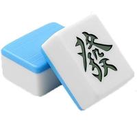 LoiYtrd Juego de Cartas Mahjong Juego de Mahjong Chino Profesional Mahjong Chino 144 Yuan Mahjong Avanzado(40mm)