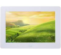 LoiYtrd Marco de Fotos Digital de Alta definición de 15,6 Pulgadas, álbum electrónico, Reproductor de imágenes y vídeos, Reproductor de Publicidad(Bianco)