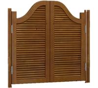 LoiYtrd Puerta batiente de salón, Cocina, baño, Puertas batientes de Madera, salón Retro, cafetería, Bar Vaquero, Puerta Occidental con bisagras, fácil de Instalar(W115cmxH90cm)