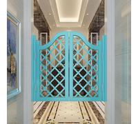 LoiYtrd Puerta batiente for Cocina, Puerta de café de Madera Maciza con Cierre automático, Puertas Interiores decoración y partición del hogar(Full Hollow out,105cm (41 5/16"))