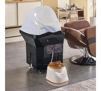 LoJax Equipo De SPA De Cabeza Portátil con Circulación De Agua Fumigación De Terapia De Luz De Reposacabezas Ajustable, Diseño De Tanque 60L, para Salones Y Spas