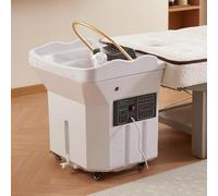 LoJax Equipo De SPA De Cabeza Portátil con Circulación De Agua Fumigación De Terapia De Luz De Reposacabezas Ajustable, Diseño De Tanque 60L, para Salones Y Spas