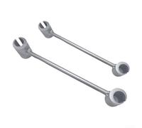 LoJax Herramienta de Ajuste de bisagra de Puerta - Llave de Ajuste de Espacio Cubierta de Herramienta de bisagra de Doble Extremo para Puertas cortafuegos y Salas limpias