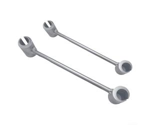 LoJax Herramienta de Ajuste de bisagra de Puerta - Llave de Ajuste de Espacio Cubierta de Herramienta de bisagra de Doble Extremo para Puertas cortafuegos y Salas limpias