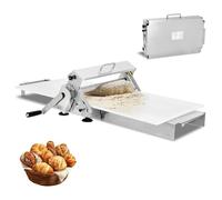 LoJax Laminadora Masa Manual Plegable para Panadería, Laminadora De Hojaldre con Grosor Ajustable Laminadora Masa Manual, para Mazapán Y Hojaldre, Comercial Y Doméstico