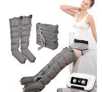 LoJax Máquina Masajeadora De Piernas con Compresión De Aire De 6 Cavidades, Botas De Presoterapia para Casa - Masajeador De Drenaje Linfático Botas Presoterapia En Casa para Piernas, Brazos Y Cintura