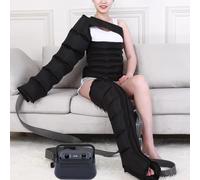 LoJax Masajeador De Piernas con Drenaje Linfático, Masajeador De Compresión De Aire para Piernas, Brazos, Cintura, Presoterapia para Relajar Músculos, Presión Temporizada Y Ajustable