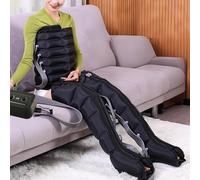LoJax Masajeador De Piernas con Drenaje Linfático, Masajeador De Compresión De Aire para Piernas, Brazos, Cintura, Presoterapia para Relajar Músculos, Presión Temporizada Y Ajustable