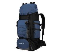 LoJax Mochila Militar Impermeable de 90 L - Diseño de Solapa, Cierre antirrobo y Correas Ajustables para los Hombros - Ideal para Viajes, Senderismo y Ciclismo