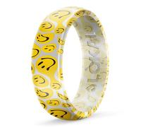 Lokai Anillo clásico de silicona para mujeres y hombres, joyería Sz 11, 8, Silicona, Sin piedra preciosa