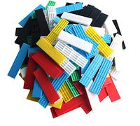 Lokatall - 120 piezas de espaciadores de acristalamiento de ventana de plástico, varios tamaños de 1-6 mm, 6 colores