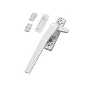 Lokatall - Manija de ventana de repuesto universal de doble UPVC, mango de bloqueo de ventana de aleación de aluminio, mango de ventana a prueba de niños, mango de seguridad blanco (izquierda)