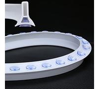 LOKAXXZU Presidente de Agua de umbral de Ducha Plegable, Barrera de Ducha y Sistema de retención de Presa Flexible y Seca separada, Taza de succión Guardia de Splash de Splash Selle Selle, 250 cm (98