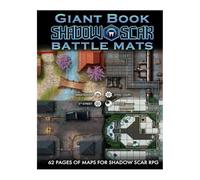 Loke Battle Mats |Tablero de Juego : Giant Book of Shadow Scar Battle Mats (A3)