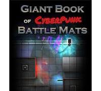 Loke BattleMats Libro del Tablero de Juego: El Libro Gigante de Las Alfombras de Batalla Cyberpunk (A3) / The Giant Book of Cyberpunk Battle Mats (A3) (PlayStation 5)