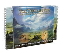 Loke Battlemats | The Terrain Set construye tu propio kit de mapas de batalla | RPG | Accesorios | Edades 14+ | Inglés