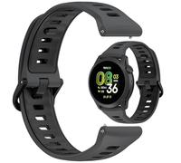 LOKEKE Correa de repuesto compatible con Coros Pace 4, correa de repuesto cómoda de silicona de 22 mm compatible con accesorios Coros Pace 4/3 (negro)