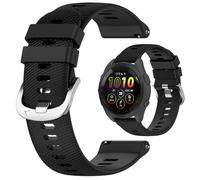 LOKEKE Correa de repuesto compatible con Garmin Forerunner 165/165 Music - Correa de repuesto de nailon de silicona de 20 mm compatible con Forerunner 165/165 Music (negro), Silicona, Cuarzo creado