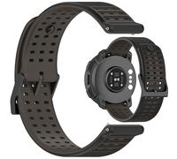 LOKEKE Correa de repuesto compatible con Suunto Nautic S, de silicona de 22 mm, cómoda correa de repuesto compatible con Suunto Nautic S/Vertical 2 accesorios (negro)