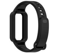LOKEKE Correa de repuesto compatible con Xiaomi Smart Band 9 Active - Correa de silicona de repuesto compatible con Xiaomi Smart Band 9 Active (silicona negra), Cuarzo creado