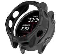 LOKEKE Funda protectora compatible con Garmin Forerunner 170, funda protectora rígida de TPU compatible con accesorios Garmin Forerunner 170/70 (negro)