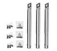 LOKHING 3 Pack 001 Universal BBQ Parrilla de gas Reemplazo de Adjustable quemadores de tubo de acero inoxidable para Campingaz, CCLIFE, Landmann, Char-Broil, Broil-master y otro modelos de parrilla