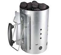 LOKHING Arrancador de Chimenea Carbón briquetas de combustión con Mango de Seguridad para Weber 7416, Encendedor de carbón de 30 x19 cm de Inicio rápido para Acampar y Asar a la Parrilla, 20 Minutos