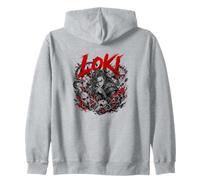 Loki Dark Chaos Dios nórdico Loki Mitología Poder Sudadera con Capucha