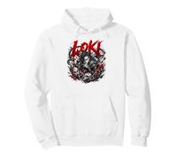 Loki Dark Chaos Dios nórdico Loki Mitología Poder Sudadera con Capucha