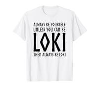 Loki Mitología Nórdica Pagano Vikingo Trickster Dios Divertido Camiseta gráfica económica