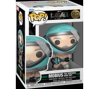 POP Funko Marvel: Loki - Mobius (TVA Temporal Core Suit) | Merchandising Oficial de Superheroes - Figura de Vinilo Coleccionable para Decoración - Regalo Friki de Cumpleaños