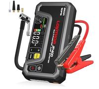 LOKITHOR JP400 Arrancador de Batería con Compresor de Aire, 2500A 12V Jump Starter Portátil para Coche (Gasolina 8,5L / Diésel 6,5L), Inflador 150 PSI con ConnectMax