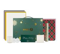 LOKLIK - Caja de Navidad de edición limitada - Kit de bricolaje festivo con vinilo de transferencia térmica, adornos y más para decoraciones y regalos personalizados