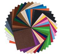 LOKLiK - Hoja de fieltro LOKLik, 1,0 mm, 42 colores variados para proyectos creativos, álbumes de recortes, costura, tarjetas, decoraciones y actividades escolares
