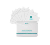 LOKLiK Hoja de Papel de Transferencia Térmica - Oscuro - Paquete de 8