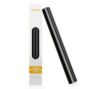LOKLiK Matless - Vinilo de transferencia de calor brillante negro 33 x 150 cm - Lámina de planchado para iCraft, kit de soporte de rodillo compatible, duradero para camisetas, pancartas y más