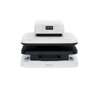 LOKLIK Prensa Térmica Automática Prensa Térmica Blanca - Adhesivo Térmico Impresión Textil - Prensas Térmicas de Vinilo Transfer Para Camisetas, Bolsos, Bolsas y Otros Textiles Maquina de Sublimacion