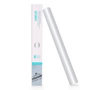 LOKLiK - Rollo de vinilo de plata de transferencia de calor, termoadhesivo, 1 unidad, 30,5 x 180 cm, HTV, duradero, para camisetas, bolsas y ropa, lavable a máquina, colores vibrantes