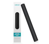 LOKLIK Vinilo adhesivo permanente negro mate, 33 x 305 cm, sin brillo, requiere iCraft, ideal para arte de pared, pegatinas, pancartas