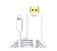 LOKLNEYK Adaptador AV Digital Lightning A HDMI: Sincronización De Vídeo Y Sonido HD 1080p, Compatible con iPhone/Dispositivos Apple/HDTV/monitores