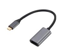 LOKLNEYK Adaptador USB 3.1 Tipo C A HDMI - Convertidor De Cable For HDTV 4K, Compatible con MacBook/iPad/Samsung/Xiaomi/iPhone 15/PC/TV(Black)