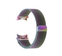 LOKLNEYK Ajuste For Samsung Galaxy Watch 6/4 Classic 47mm 46/5 Pro 45mm Pulsera De Metal Apto For Galaxy Watch 5/6/4 40mm 44mm Band(Colorful,Watch 4 classic 42mm)