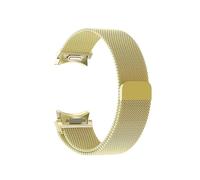 LOKLNEYK Ajuste For Samsung Galaxy Watch 6/4 Classic 47mm 46/5 Pro 45mm Pulsera De Metal Apto For Galaxy Watch 5/6/4 40mm 44mm Band(Gold,Watch 5 pro 45mm)